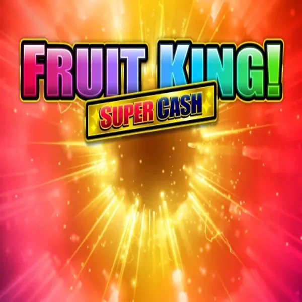 Fruit King Super Cash slot visual from Greentube available on playmojo.eu.com