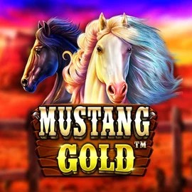 Mustang Gold by Pragmatic Play, showcased at playmojo.eu.com – game logo